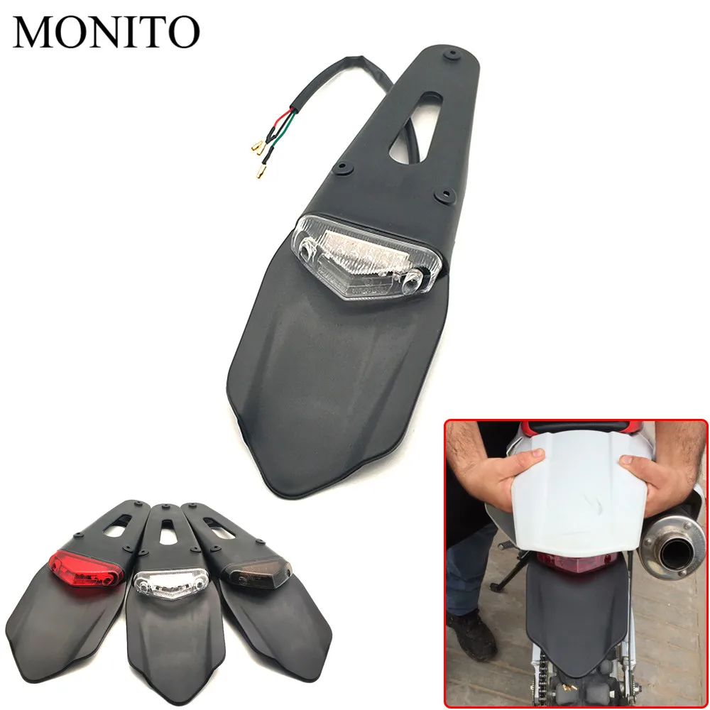 

For KTM EXC EXCF SX SXF XC XCW XCF 50 65 85 125 150 200 Motorcycle Dirt Bike Rear Fender Brake Stop TailLight LED Tail Light