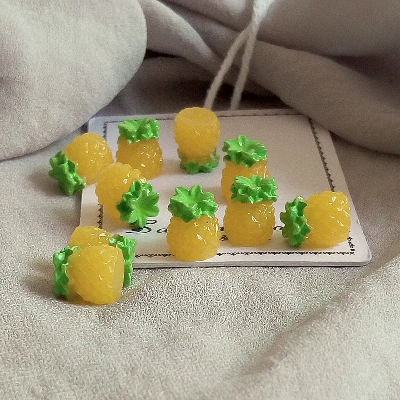 resin cabochon pineapple