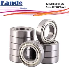 6000ZZ Lager 10 stücke ABEC-5 Hohe qualität 6000 ZZ Einreihige Rillen kugellager 6000-2Z 10x26x8mm