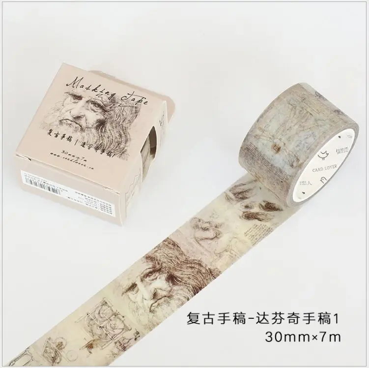 Рукоятка для путешествий в стиле ретро 30 мм|decorative washi tape|scrapbooking masking tapewashi tape |