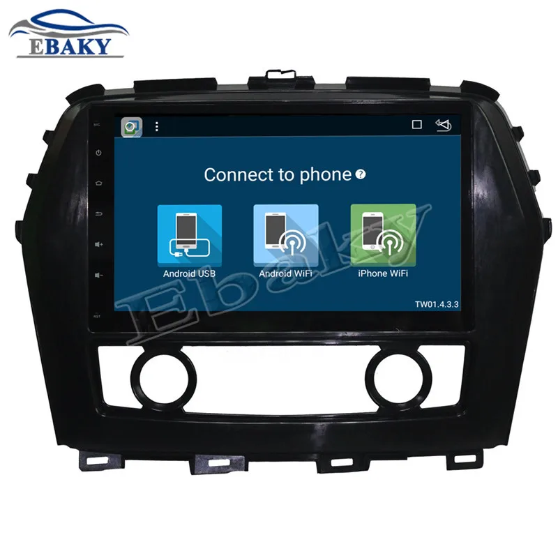 Discount NaviTopia 10.1inch  2G /4G RAM 32G /64G ROM Quad Core/Octa Core Android 8.1 Car DVD Radio for Nissan Maxima 2016 s 19