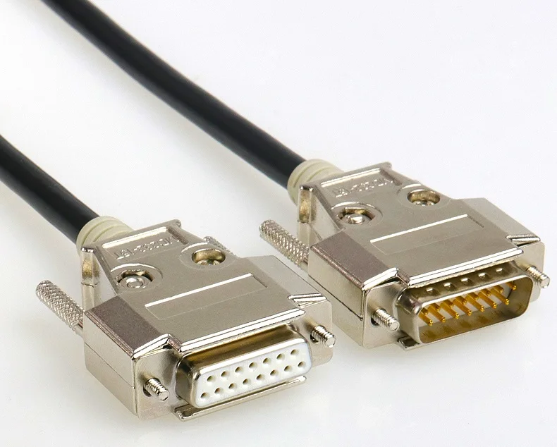 DB15 データケーブル DB15 オス - メス 15 ピンコネクタ 2 列の