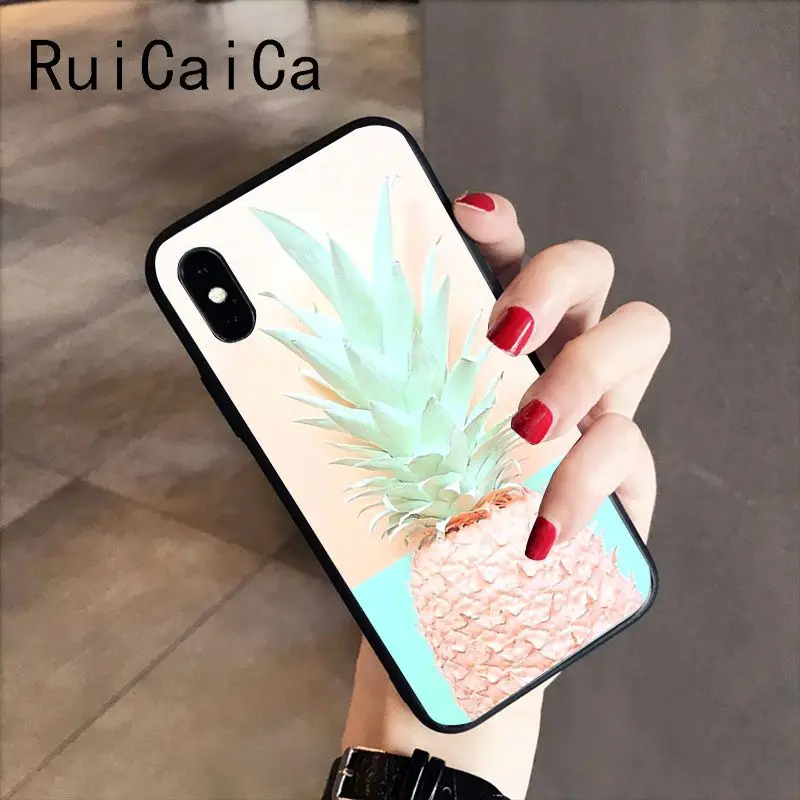 colorful pink gold pineapple