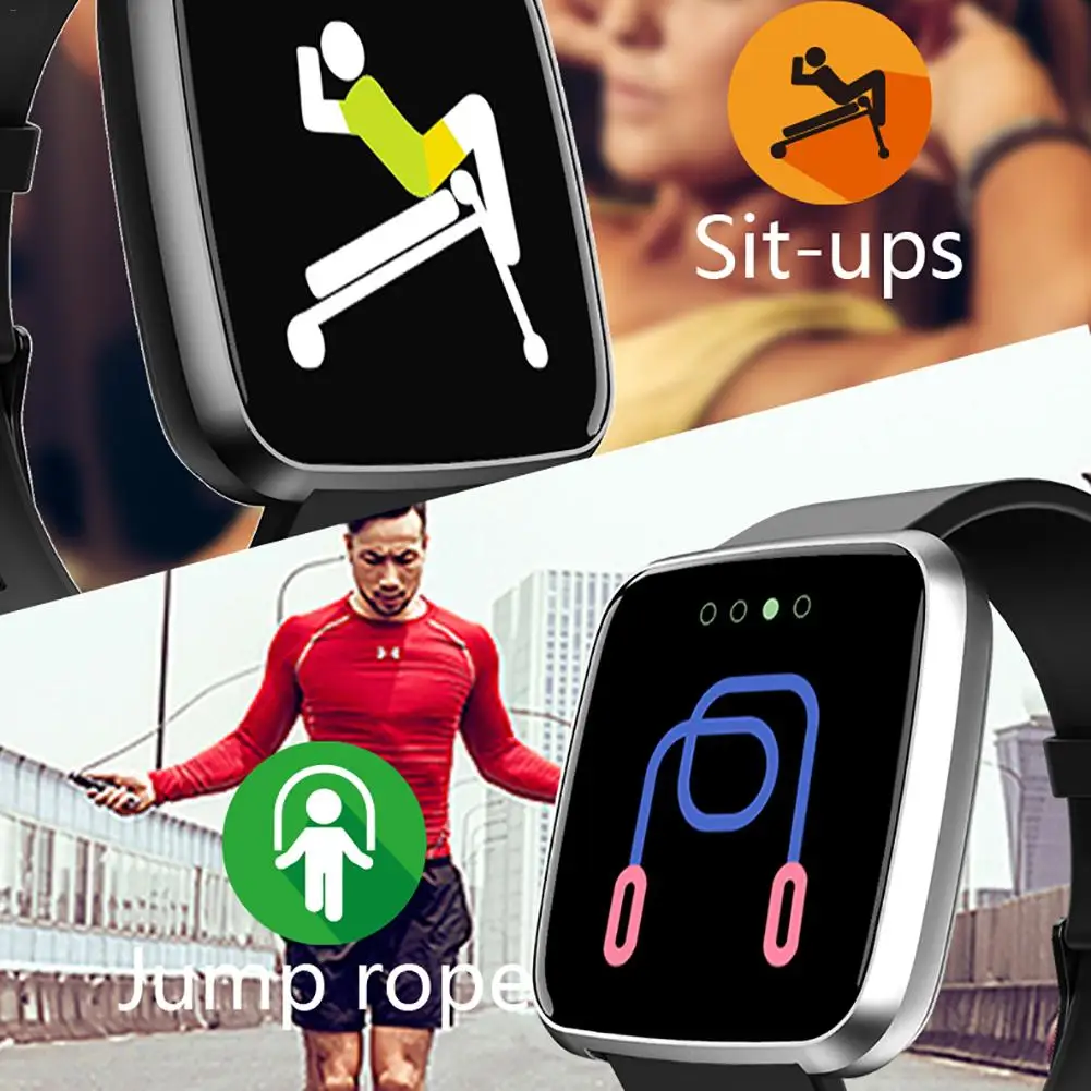 Fitness Tracker Color shield Heartbeat Blood pressure Sleep monitoring IP67 Waterproof Call Information Smart bracelet