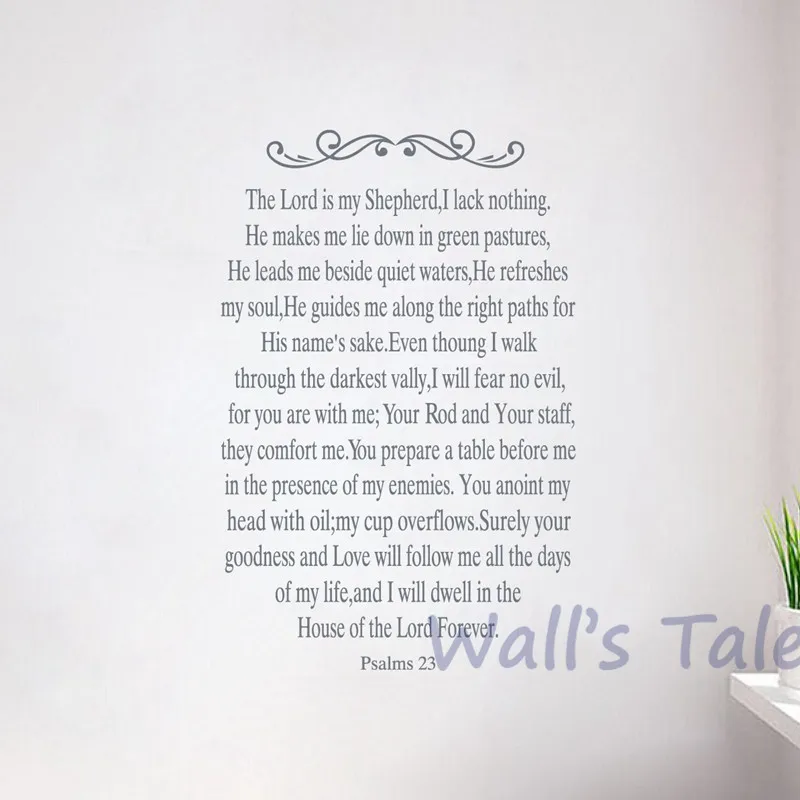 Christian Wall Stickers Home Decor
