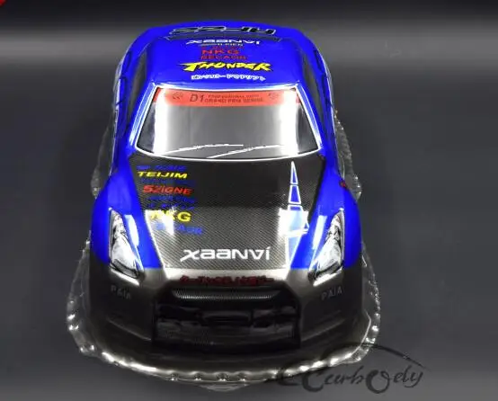 Синий Корпус для Tamiya HPI 1/10 на дороге плоский NNISSAN SKYLINE R32 GT-R кузов 17515 2000GT-R LB KYOSHO Drift EP RC автомобиль