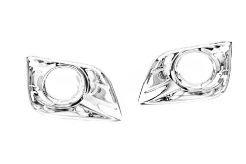 Хромированный Стайлинг для Toyota Land Cruiser Prado J150 Хромированная передняя противотумансветильник фара накладка