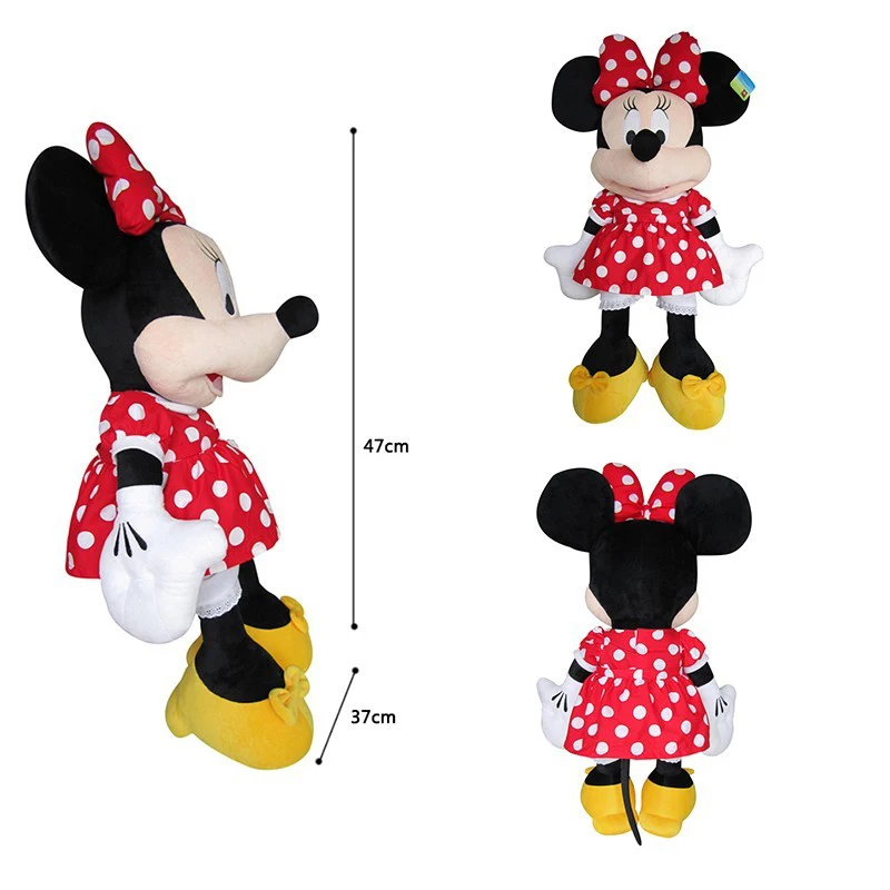Disney Винни Пух Микки Маус Минни кукла стежка короткая плюшевая игрушка детские