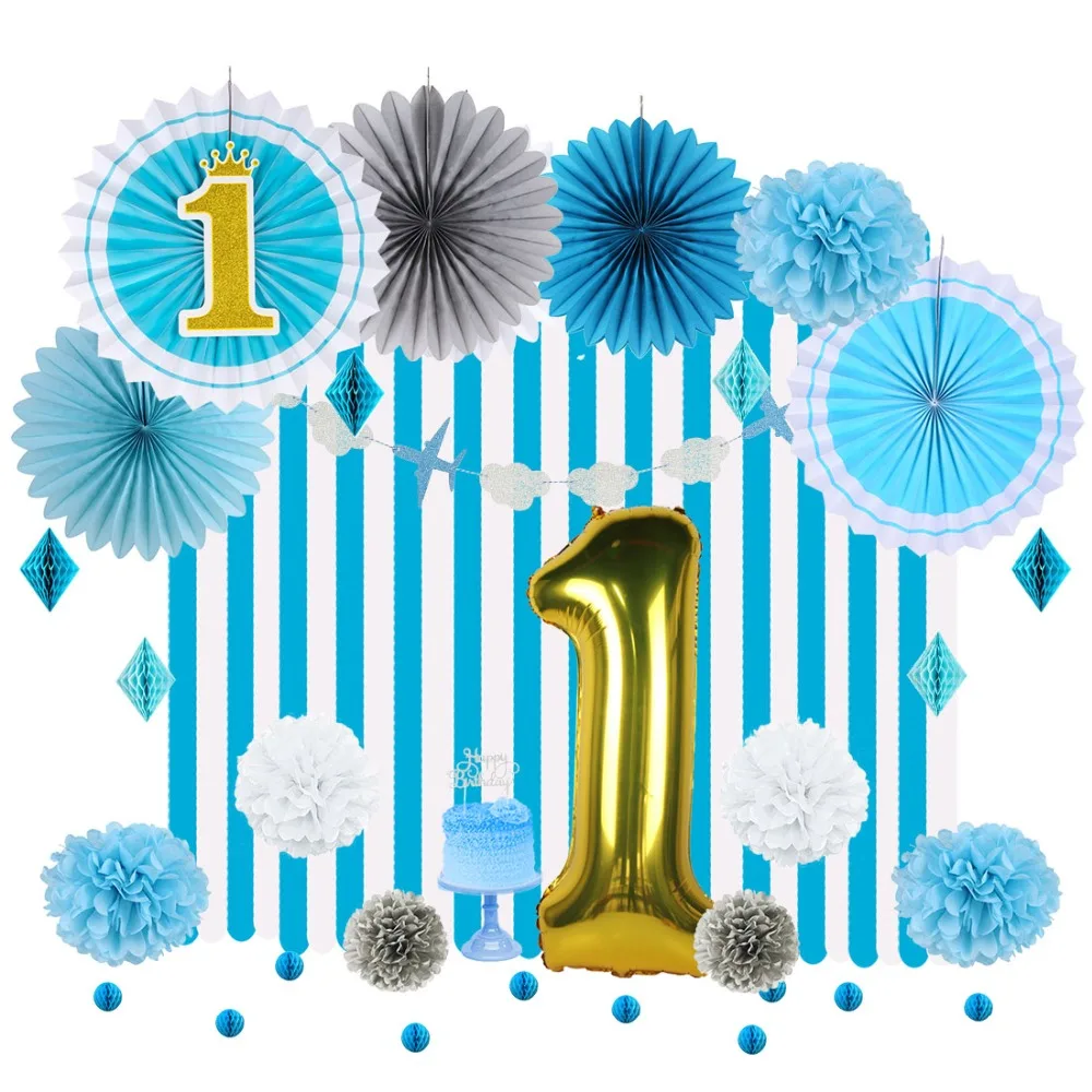 

Clouds&Planes Banners Party Decoration Blue Pink Baby Shower Kids First 1st Garlands Happy Birthday Photo Booth Event Supplies