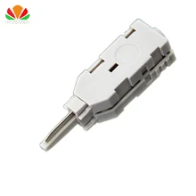 Sonovo 10 pçs/lote 110 cabeça de teste rj11 conector de voz mdf verificar telefone coroa módulo voz telecom remendo painel