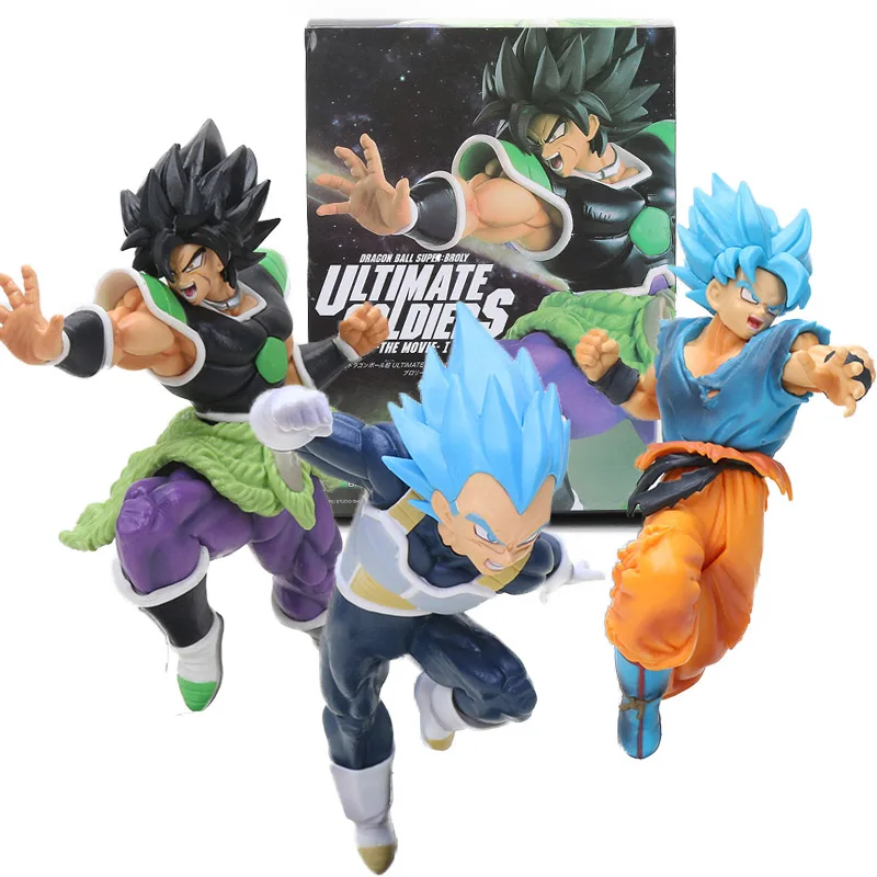 22 см дракон DBZ Супер конечные солдаты S Синий Вегета Broly сын гокоу фигурки дракона