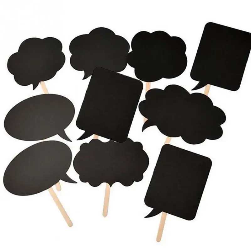 Free Shipping Diy Black Mr Mrs Paper Board With Bamboo Sticks Sign