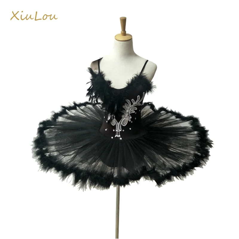 

ballerina professional ballet tutu women child white black swan adult ballet costume kids women feather adult ballet tutu kids