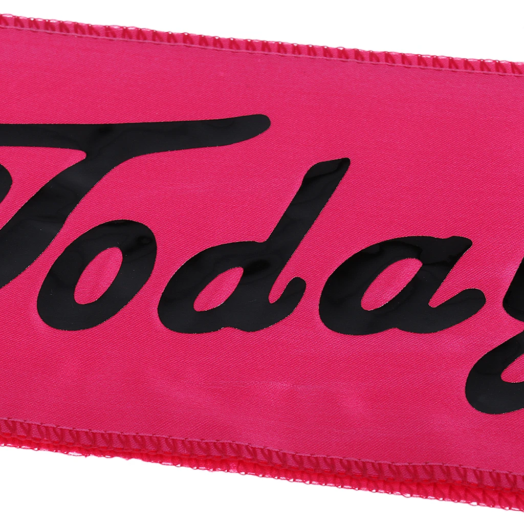 Diamante Happy Birthday Satin Sash Decor Accessories 18 Today Rose