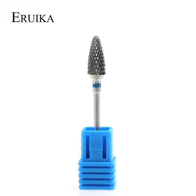 ERUIKA 5 Sizes Carbide Nail Drill Bit for Electric Manicure Machine Remove Dead Skin Nail File Polishing Tool Accessories