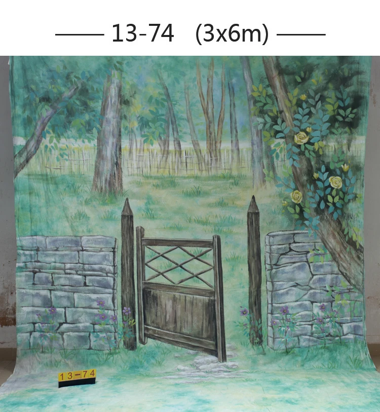 

10*20ft Hand Painted Muslin scenic Backdrops for photography,photo studio background backdrop1374, wedding photography backdrops