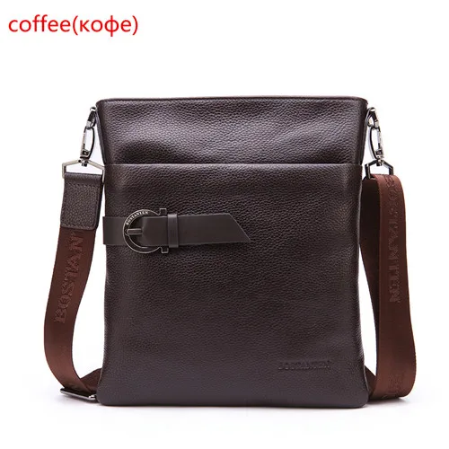 Маленькая винтажная мужская сумка-мессенджер от известного бренда, Повседневная сумка через плечо из натуральной кожи, мужская сумка на плечо для ноутбука - Цвет: coffee messenger bag