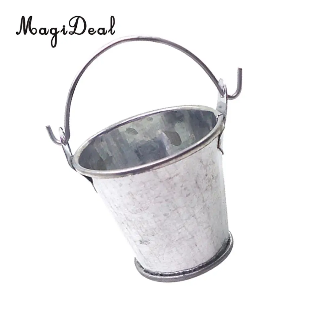 1/12 Dollhouse Miniature Bucket of Ice Set for Dolls Room Living Room Kitchen Garden Ornament Kit Collectibles Children Toy
