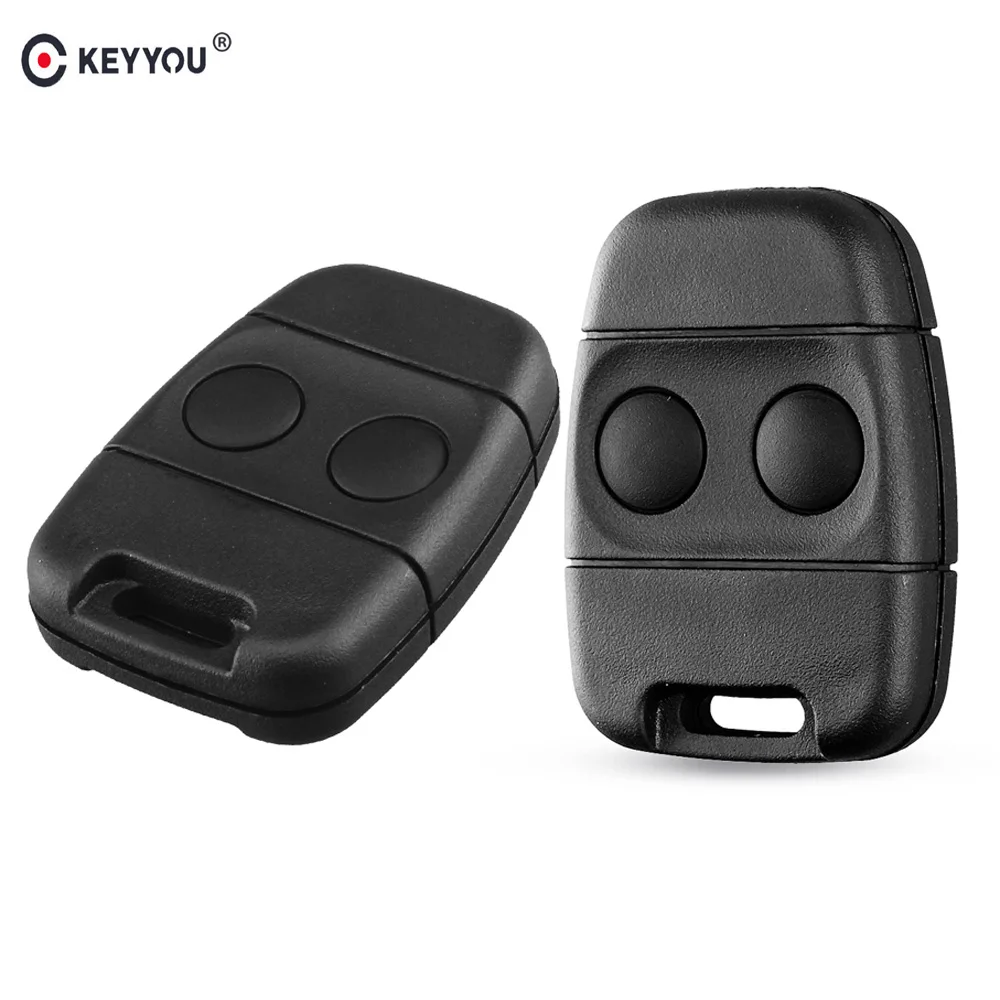 

KEYYOU New 2 Buttons Remote Key Shell Fob Case For Land Rover C50 Auto Durable Blank Auto Replacement Keyless Entry Fob Cover