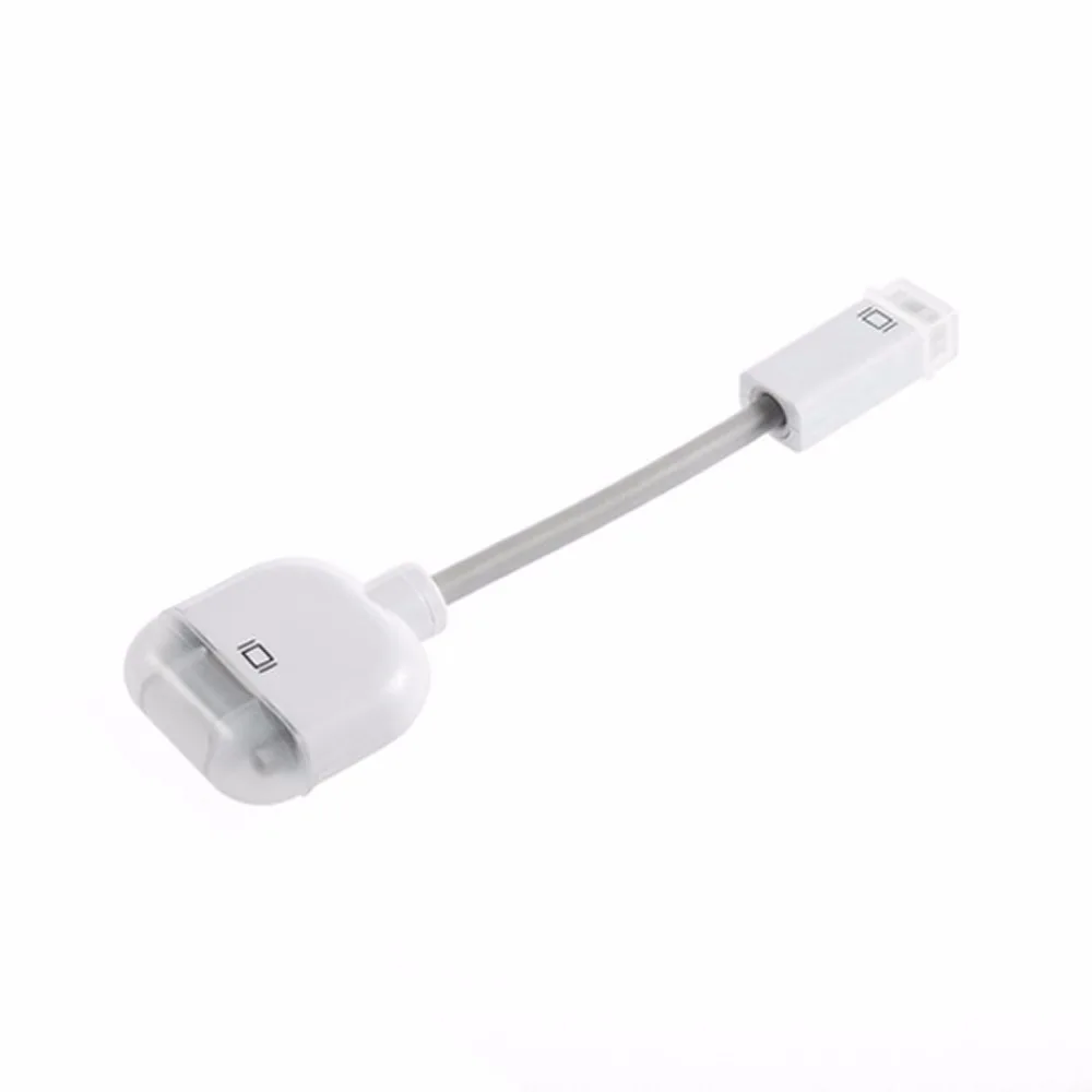 Новейший мини с DVI на VGA адаптер Mini-DVI штекер на VGA Женский адаптер кабель видеоадаптера для Apple MacBook Белый