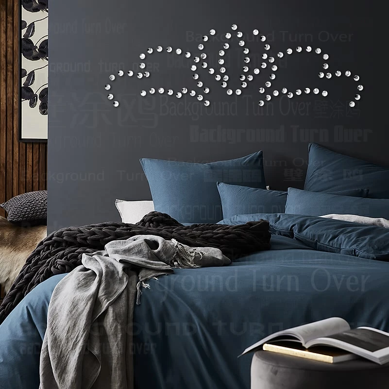 

Rhinestone Diamond Painting Room Decoration 5D Wall Decor Home Accessories House Royal Luxury Palace Headboard Backdrop D004