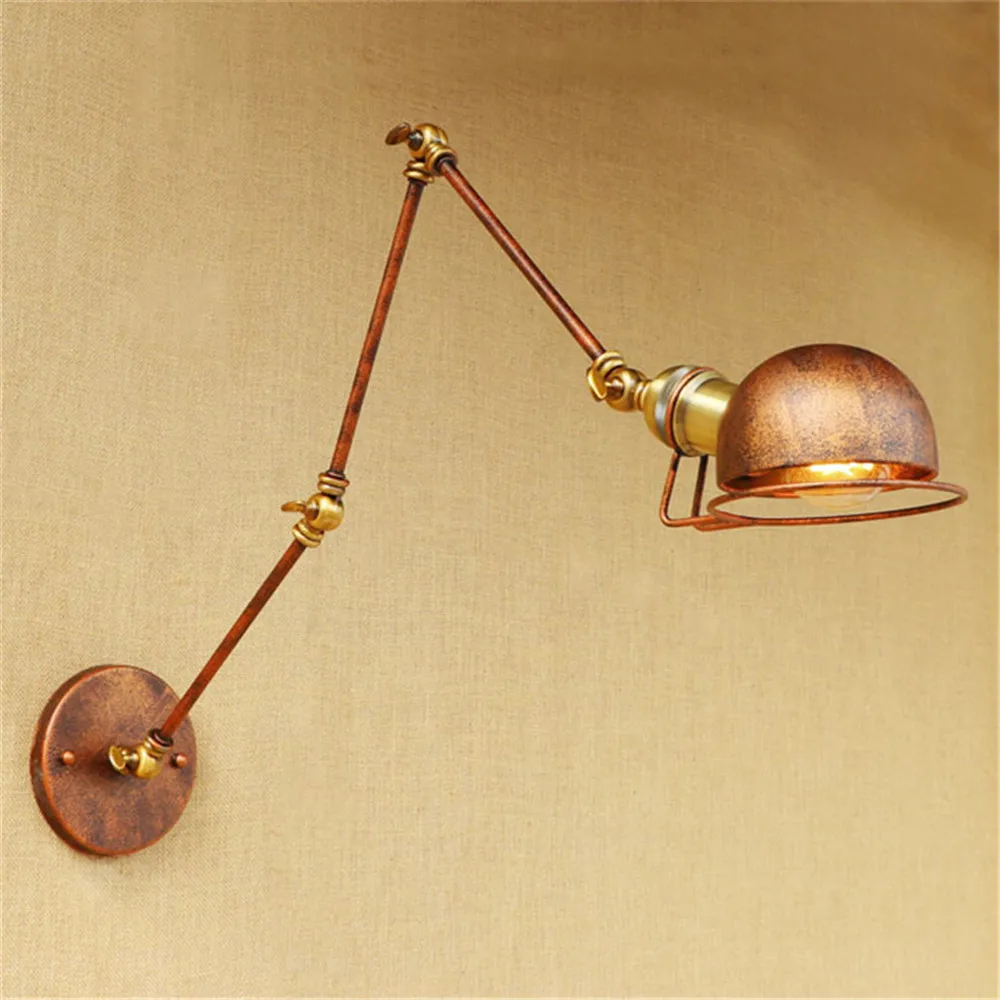  White American country rural creative Metal head bar wall lamp sconce lights lighting bar cafe lamp - 32619506914
