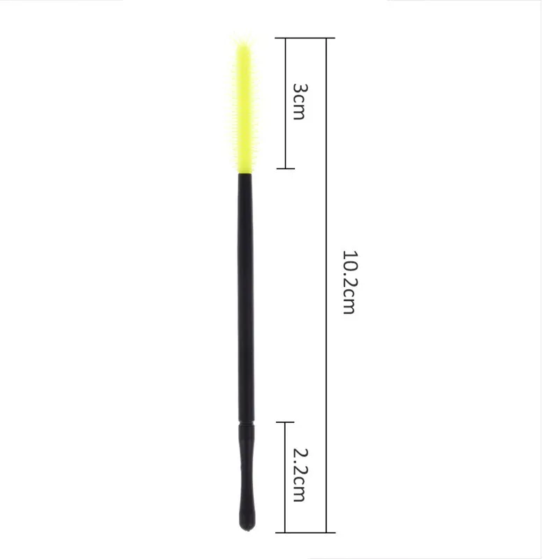 50 шт./упак. прочный micro Одноразовые индивидуальные Аппликаторы Тушь для ресниц Кисточки наращивания ресниц Макияж Инструмент Силиконовые палку ресниц