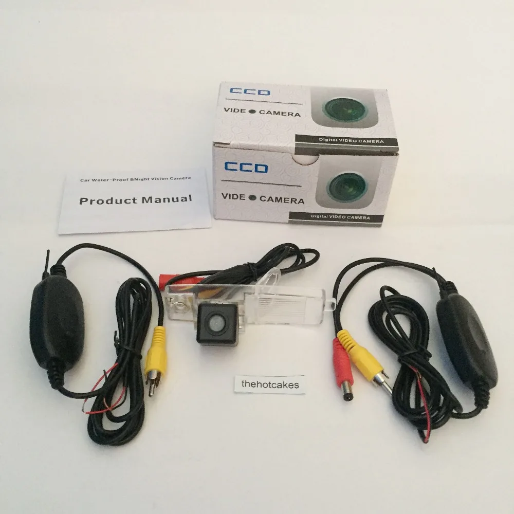 

Wireless Night Vision Color CCD Reversing Back Up Parking Camera For Toyota HiAce H200 Hiace Awing 2004~2014 License Plate Light