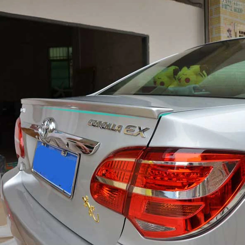 Спойлер для Toyota Corolla спойлер на заднее крыло автомобиля цвет грунтовки 2006 2010|rear