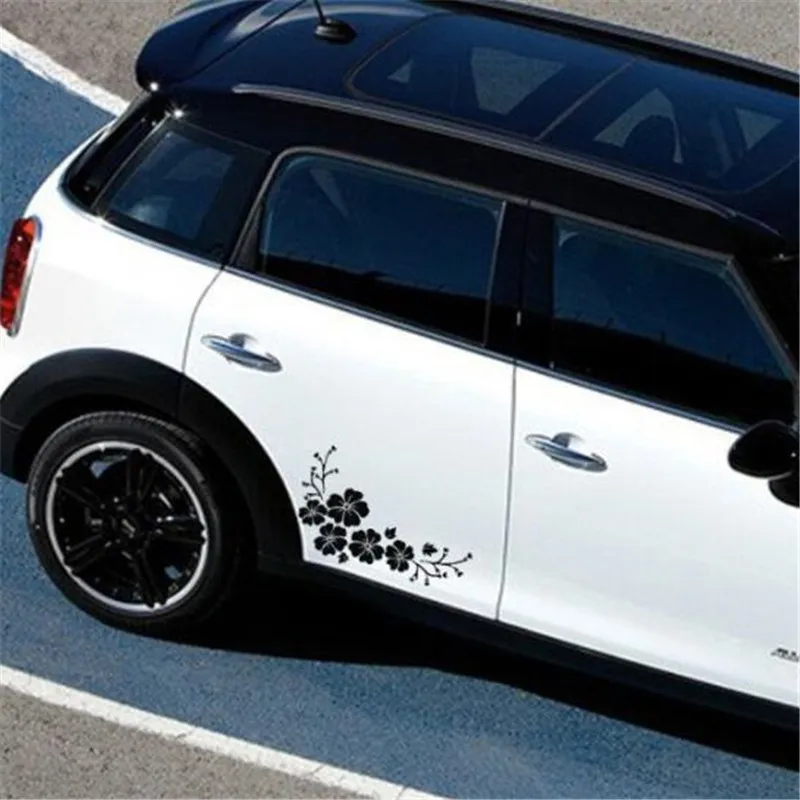 Цветочные наклейки для автомобиля покрытие царапины бампер наклейка на окно и