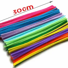 100 шт. Монтессори обучающая игрушка синель палочки для рукоделия детские развивающие трубы очиститель стебли ремесло творческие забавные игры