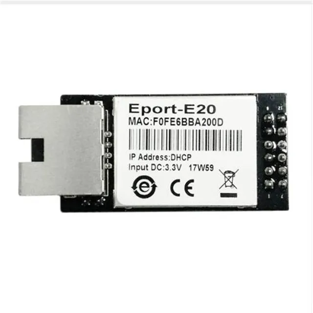 Best Offers E20 FreeRTOS Network Server Port TTL Serial to Ethernet Embedded Module DHCP 3.3V TCP IP Telnet Best Offers E20 FreeRTOS Network Server Port TTL Serial to Ethernet Embedded Module DHCP 3.3V TCP IP Telnet