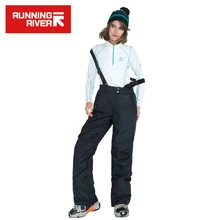 FIUME che scorre Marca Nuove Donne di Arrivo di Snowboard Pantaloni Pantaloni Da Sci Caldo Impermeabile Pattinaggio Su Ghiaccio Pant Women Snowboard Mutanda # U1219