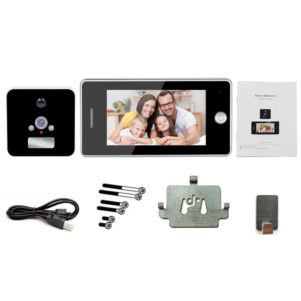 

TS-509 4.3 inch Smart Doorbell Viewer Digital Door video peephole Viewer Camera Door Eye Video record Night vision