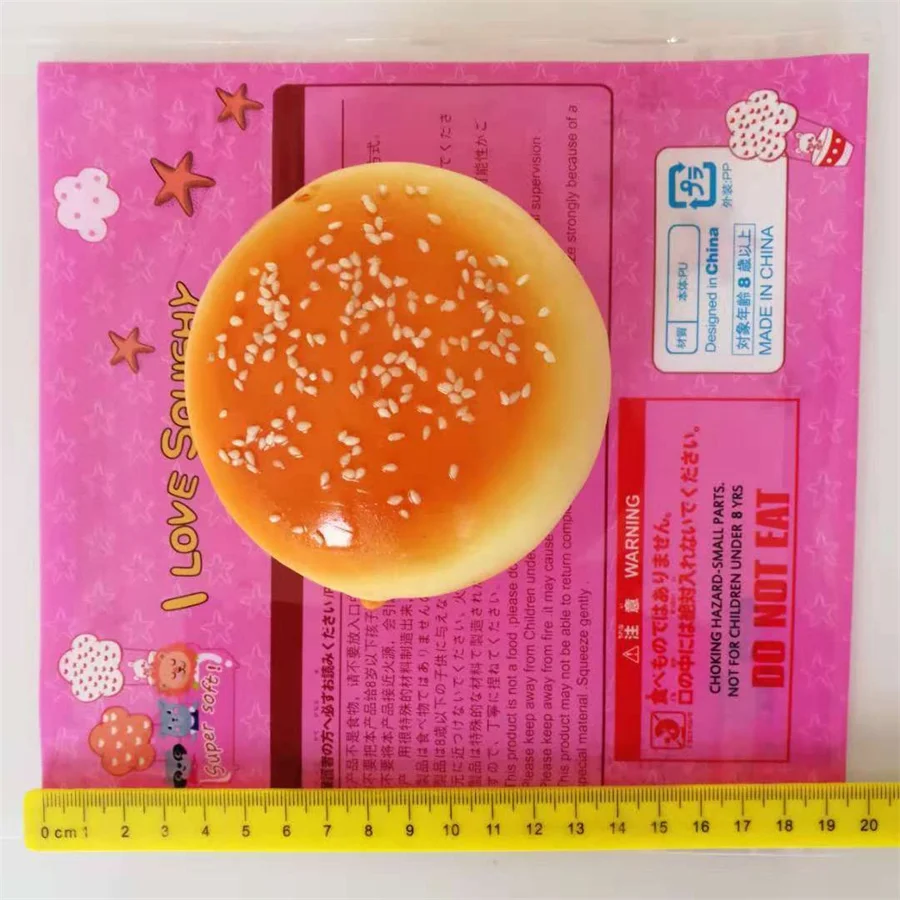 squishy simulate bread food stress relief squeeze toy kawai slow rising soft stuffed free beautiful gift bag