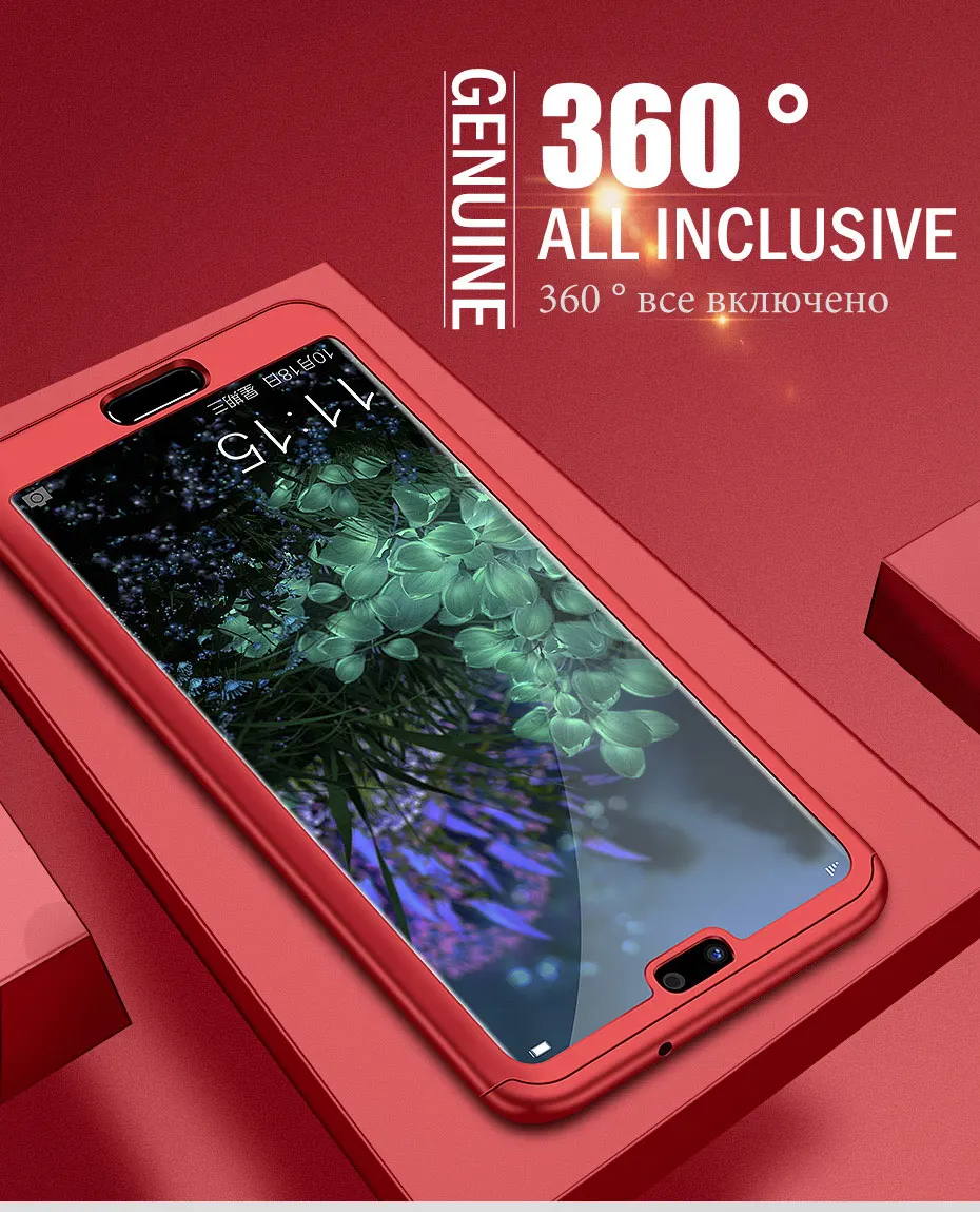 MOUSEMI Hard Case For Huawei P20 Lite Back Cover 360 Full Body With Tempered Glass On For Huawei P20 Lite P10 Lite P10 Plus Case (1)