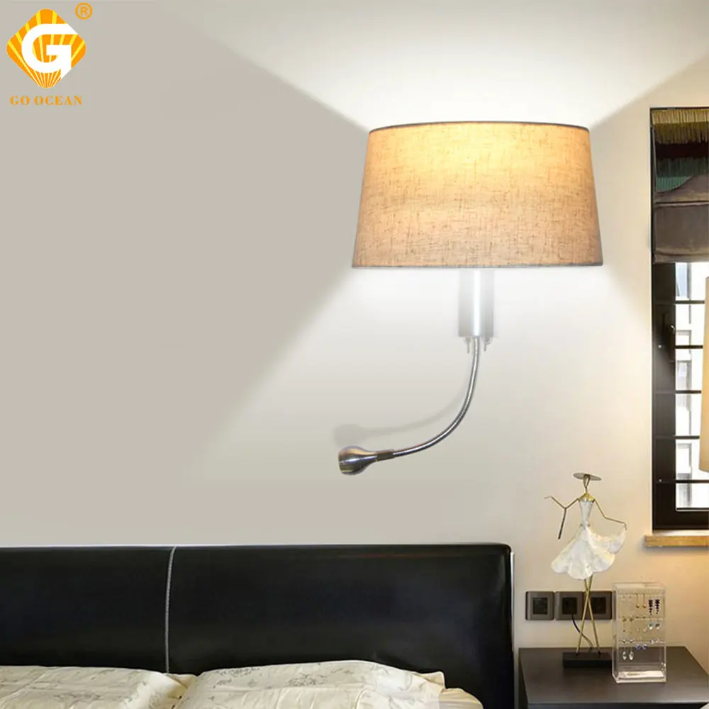 

E27 LED Wall Light Indoor Wall Lamps Bedroom Bedside Hotel Living Room Lights Night Lighting Light Fixture Modern Loft Sconce