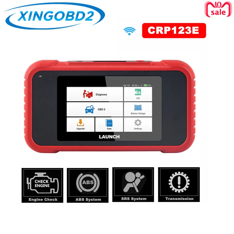 

LAUNCH X431 CRP123E OBD2 Code Reader Engine Check ABS Airbag SRS Transmission Auto Diagnostic tool CRP123 E One Key Free Update