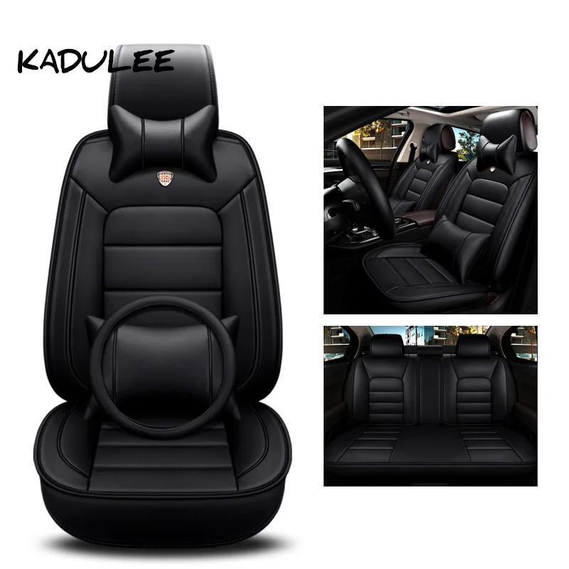 black VTI Kadulee сиденья авто чехлы сидений для Kia sportage 3 r soul buick excelle xt lacrosse Королевский бис - Название цвета: black VTI