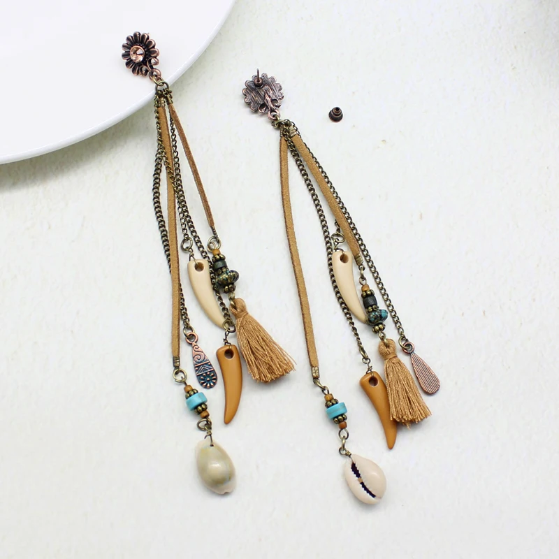 耳环太阳花流苏10
