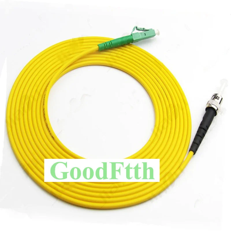 Волоконный соединительный кабель LC/APC-ST/UPC SM симплекс GoodFtth 1-15 m