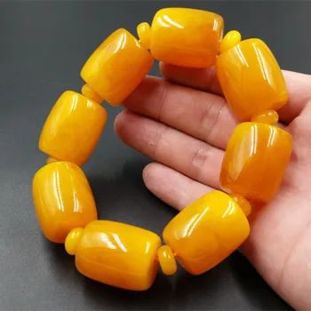 

vh exquisite Chicken oil yellow Passepartout Bracelet Bucket beads Factory direct sales