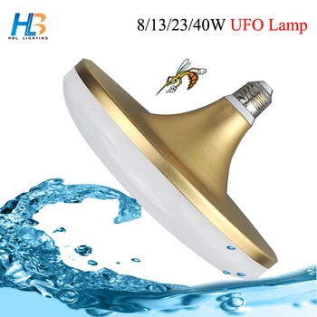 

UFO LED Bulb Light E27 8W 13W 23W 40W High Power waterproof LED Lamp Cold white AC 220v Lampara Ampoule Lampada led bulb