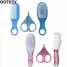 3 шт./компл. Детские Уход за лошадьми Щетки Расчески профессиональные ножницы для новорожденных Детский уход резак ногтей кусачки безопасный Портативный волосы голова