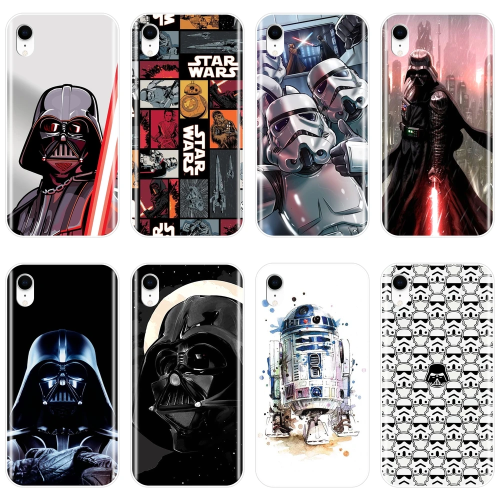 

Star Wars Darth Vader Phone Cases For iPhone X XR XS MAX 8 7 6S 6 S Case Silicone Soft TPU Back Cover For iPhone 8 7 6S 6 S Plus