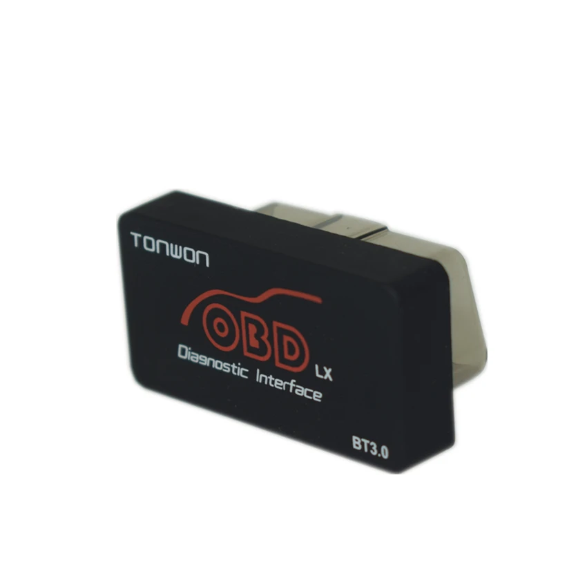 10 шт. TONWON OBD LX Bluetooth 3,0 Для Android obd2 сканер диагностический инструмент Поддержка 9 OBD 2 протокола Btter чем ELM327