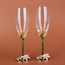 Эмаль высокого качества покрытие красного вина стекло Питьевая чашка высокий Кубок для шампанского стекло кружка для воды вечерние дома Бар поставки