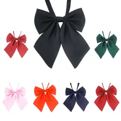 Одноцветное Цвет Мода ручной JK Косплэй форма галстук-бабочка, бантом для школьницы класса костюм