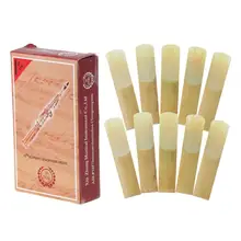 10 шт. Bb сопрано мундштук для саксофона прочность 2,5 бамбук альт саксофон деревянный духовой инструмент Часть