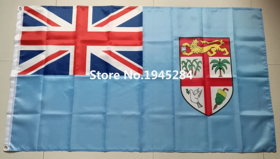Fiji National Flag New 3x5ft 150x90cm Polyester Banner 1044 free shipping | Дом и сад